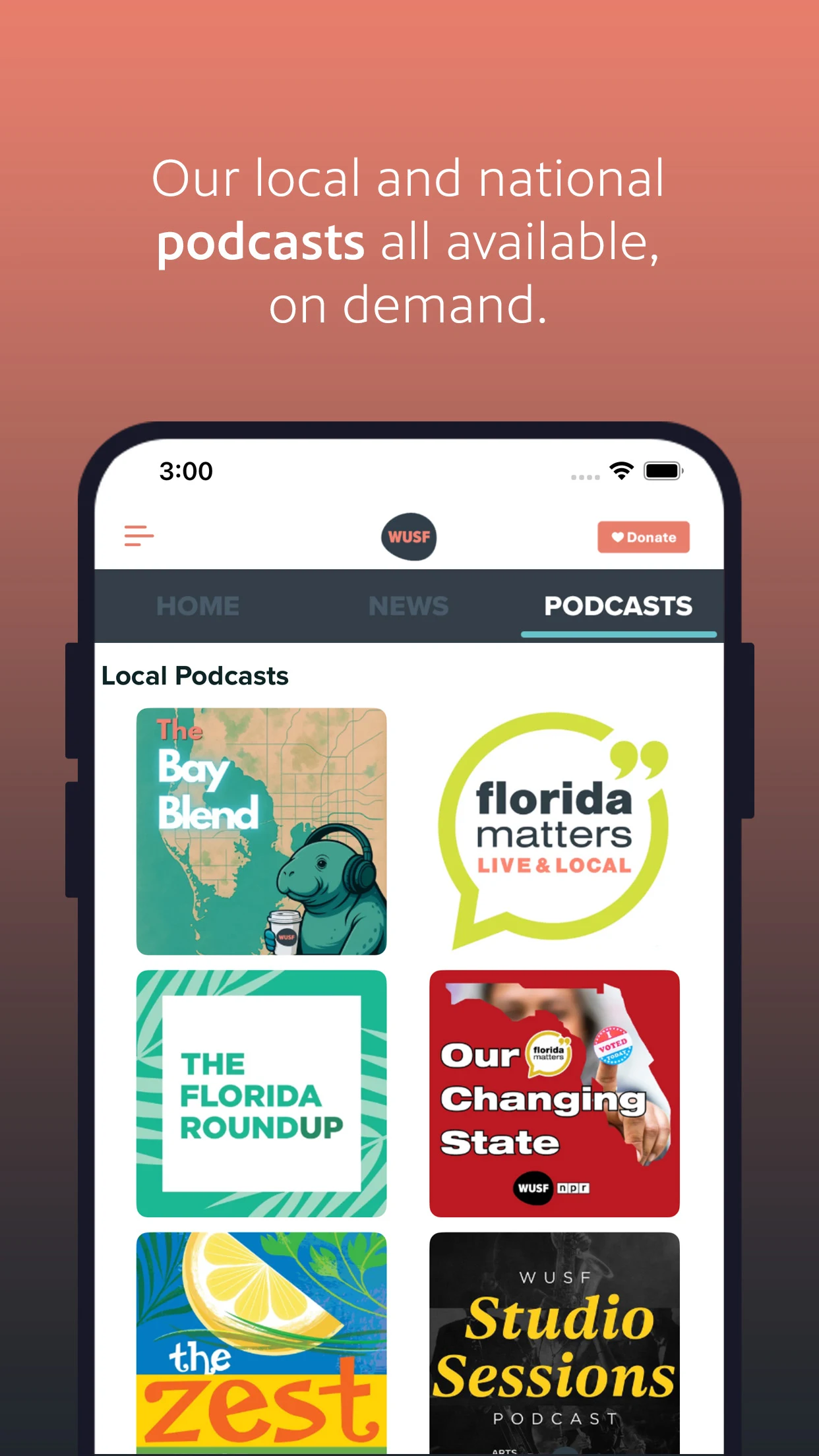 WUSF screenshot